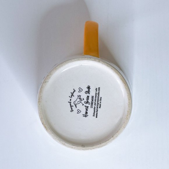 Harvest Green Studio England Stoneware Hello Fall Hedgehog Coffee Mug Tea Cup - Picture 8 of 9